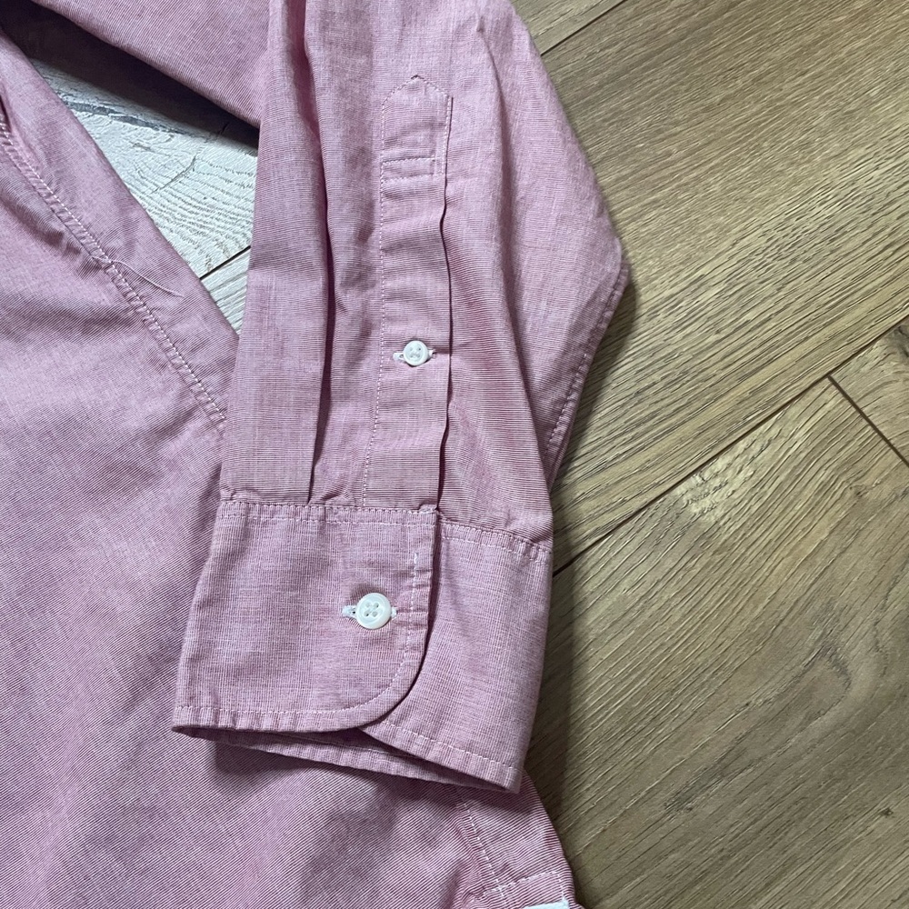 J. Crew Men's Slim Secret Wash cotton poplin shirt size Medium - Picture 6 of 13